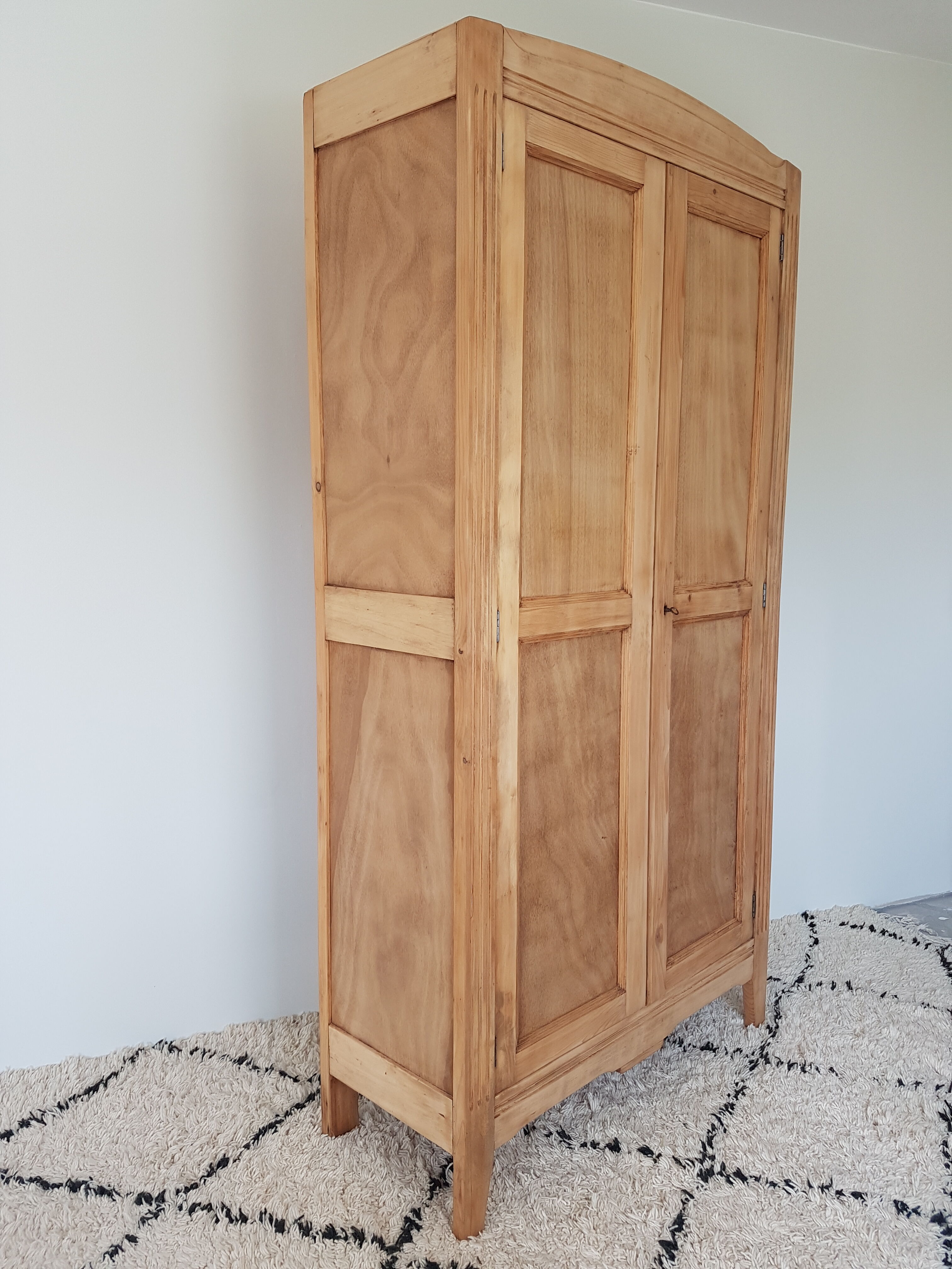 Renovated wooden wardrobe