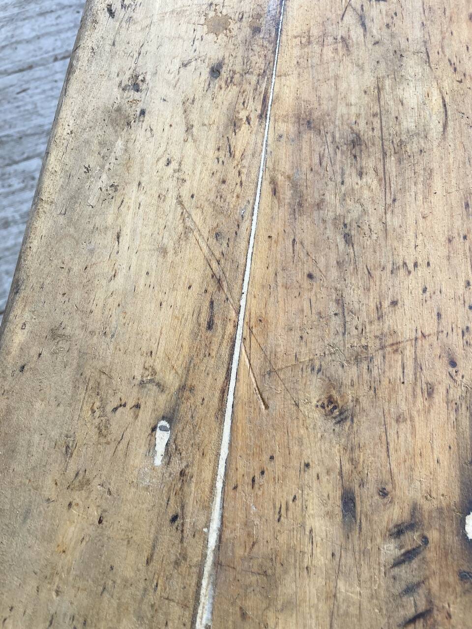 2m pine and oak farmhouse table