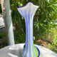 Large blown Murano glass vase with floral decoration.