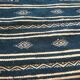 Tapis berbère kilim bleu et blanc 104 x 58 cm