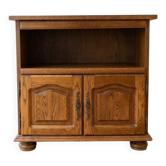 Meuble TV ancien traditionnel en bois massif