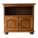 Traditional antique TV cabinet made of solid wood.