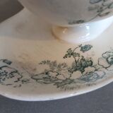 French vintage sauce boat, Anémone, from L. Bertrand, Bordeaux