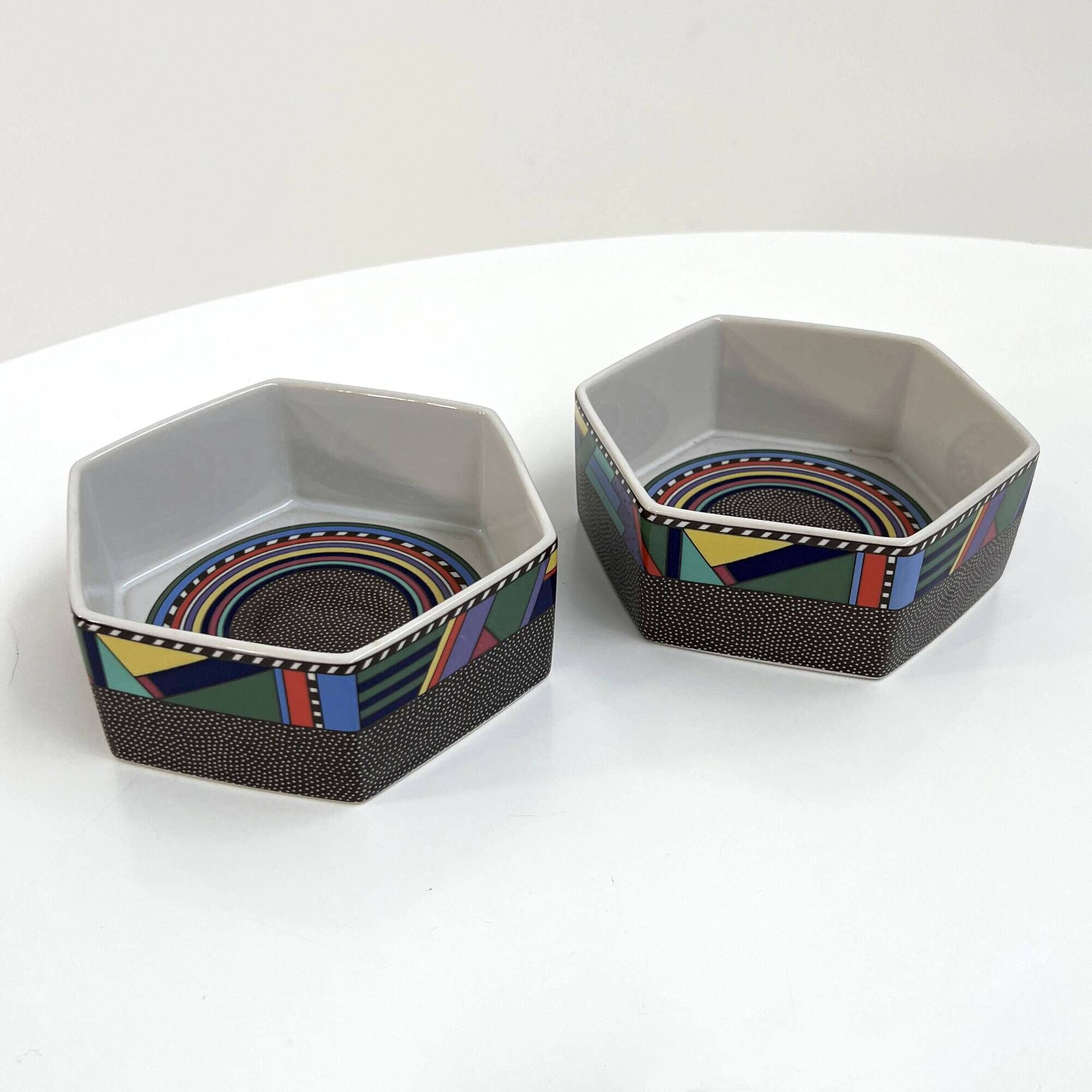 Set of 6 Apéro Bowls Metropol by Barbara Brenner for Rosenthal, 1990