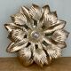 Vintage wall light in gold metal