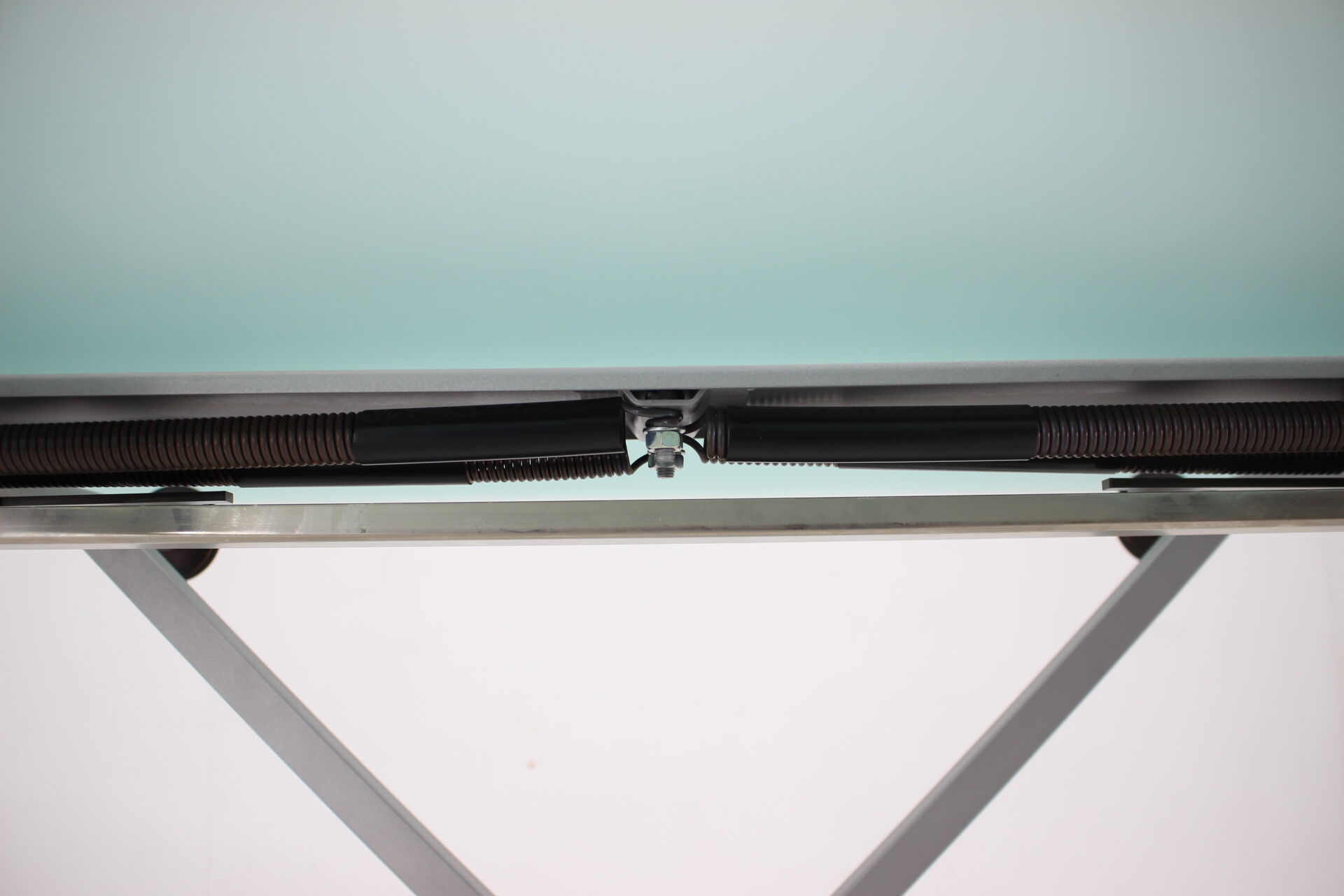 1990s Desalto Glass Elevator Coffee or Dining Table, Italy