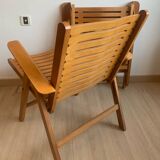 Pair of Rex Niko Kralj Folding Armchairs