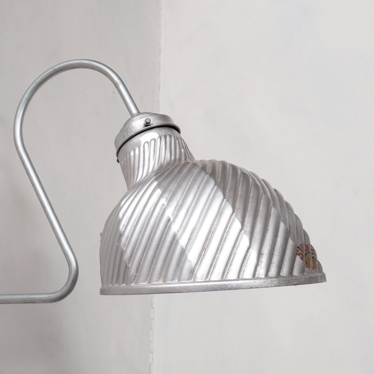 Pair of antique mercury glass silver wall lights