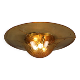 La Murrina ceiling light in blown glass, Italian design from the 1980s.