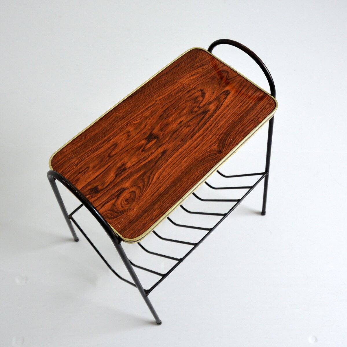 Vintage side table / magazine rack 1950 – 1960s