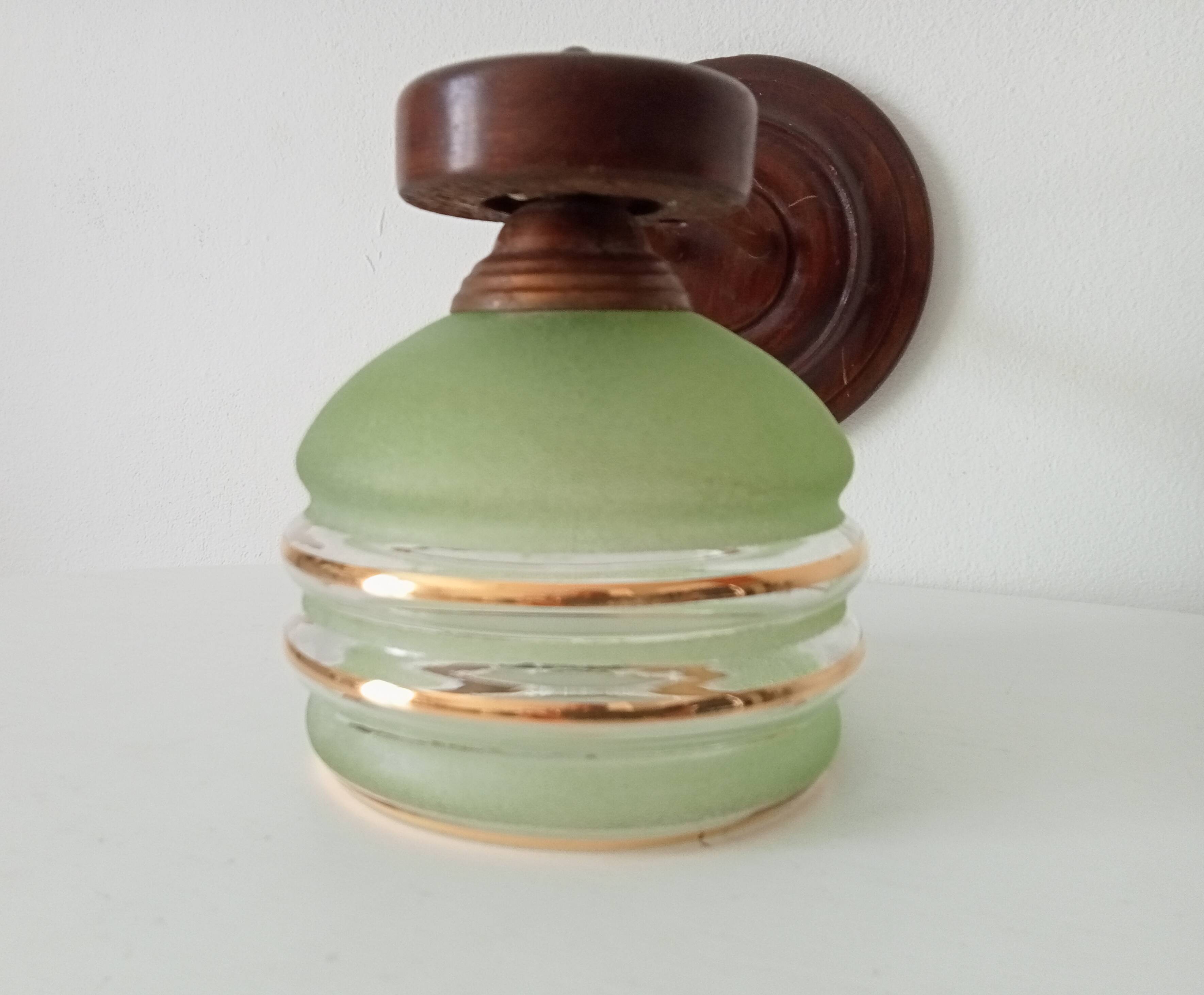 50s art deco wall light
