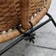 Paire de fauteuils en rotin tressé