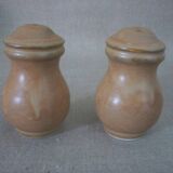 Stoneware salt and pepper shakers