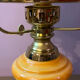 Large "hurricane" table lamp in opaline glass, brand new.