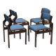Set of 4 Dining Chairs, Ludvík Volák, 1970s-1980s, Czechoslovakia