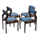 Set of 4 Dining Chairs, Ludvík Volák, 1970s-1980s, Czechoslovakia