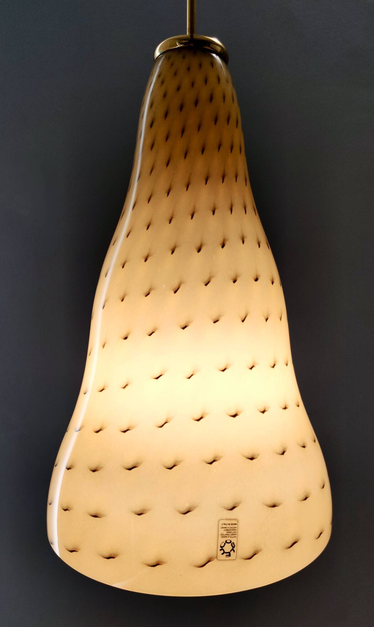 Leucos Vivia S Adjustable Pendant Light by Toso & Massari, Italy, 1996