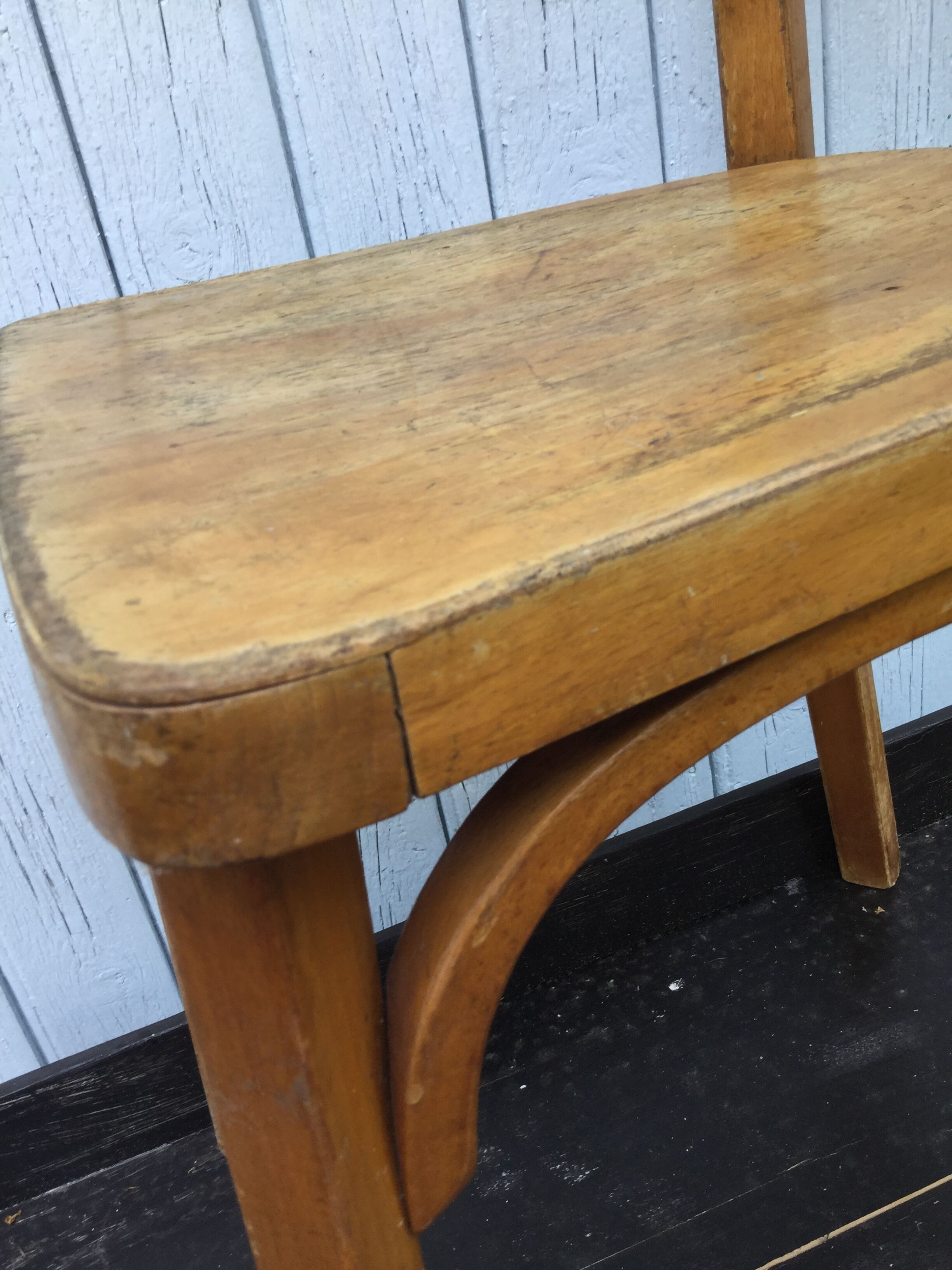 Pair of bistro Baumann chairs