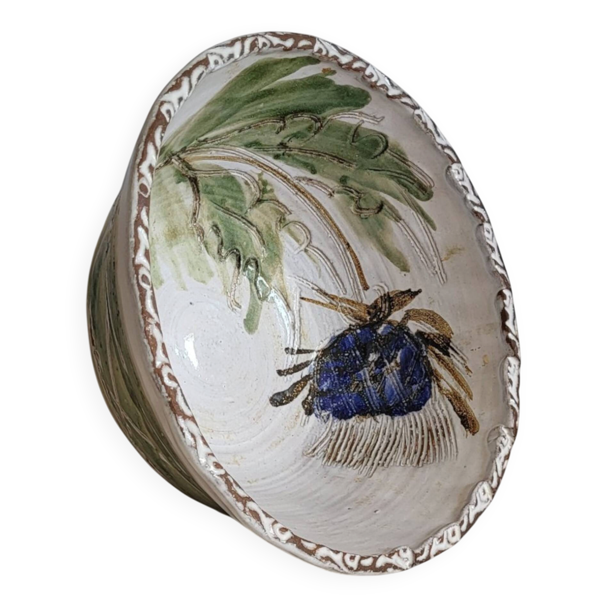 Stoneware salad bowl Albert Thiry / Vallauris