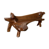 Brutalist bench in olivier