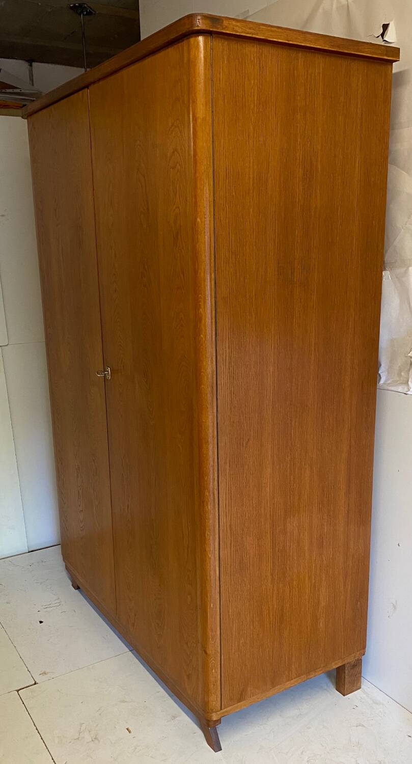 Vintage wardrobe with compass feet