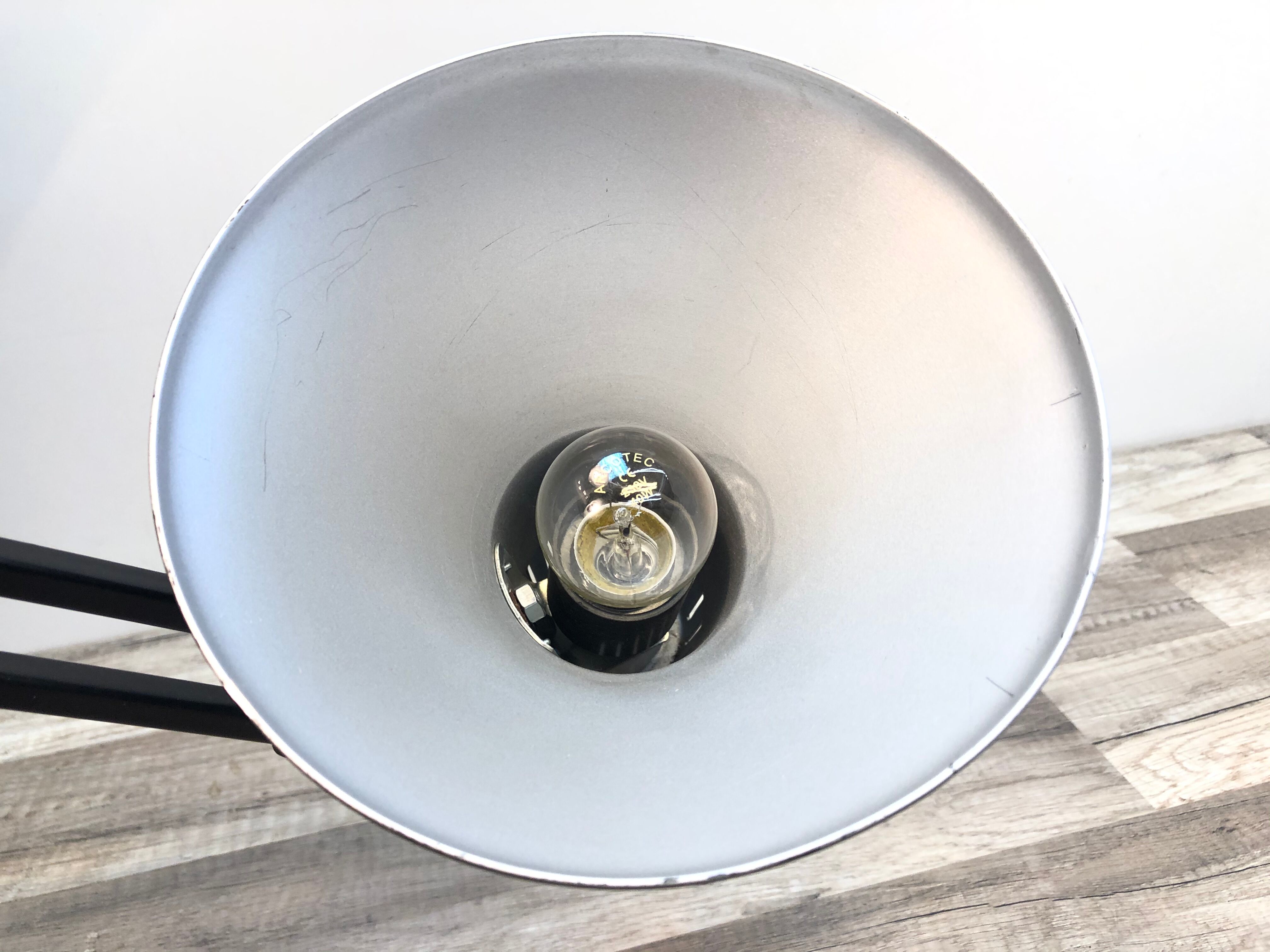 Office lamp architect twist t1 vintage design 70s black matte 2 available