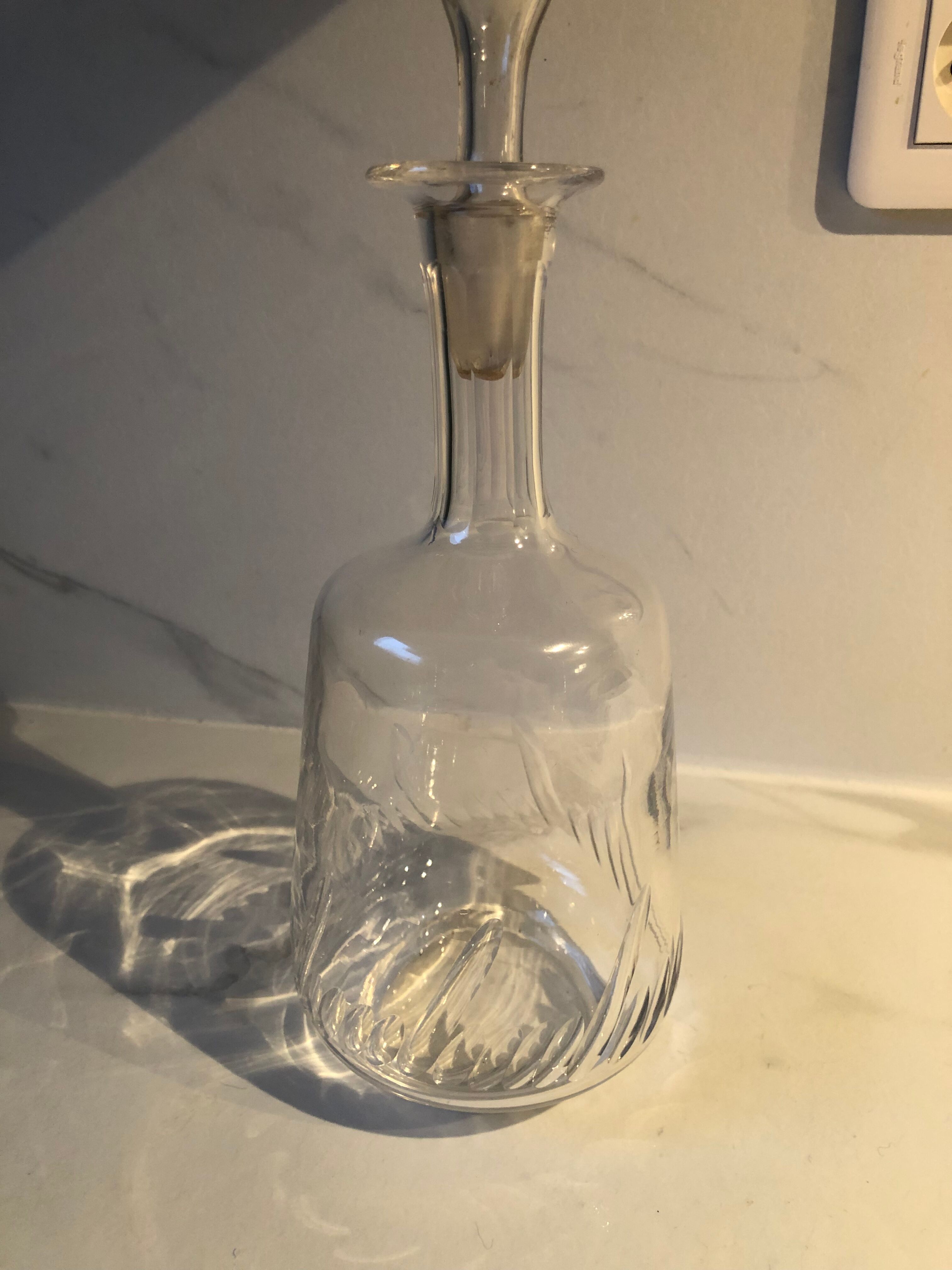 Carafe en verre