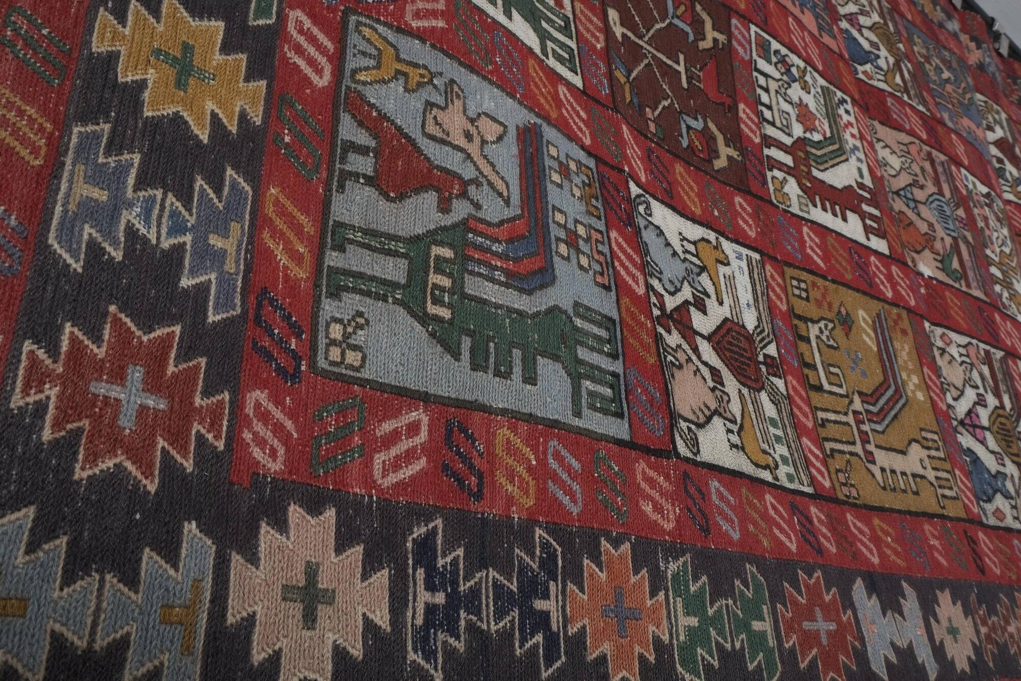 Tapis turc vintage fait main 120x185 cm