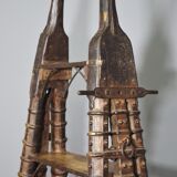 Ancient Indian library made of teak wood