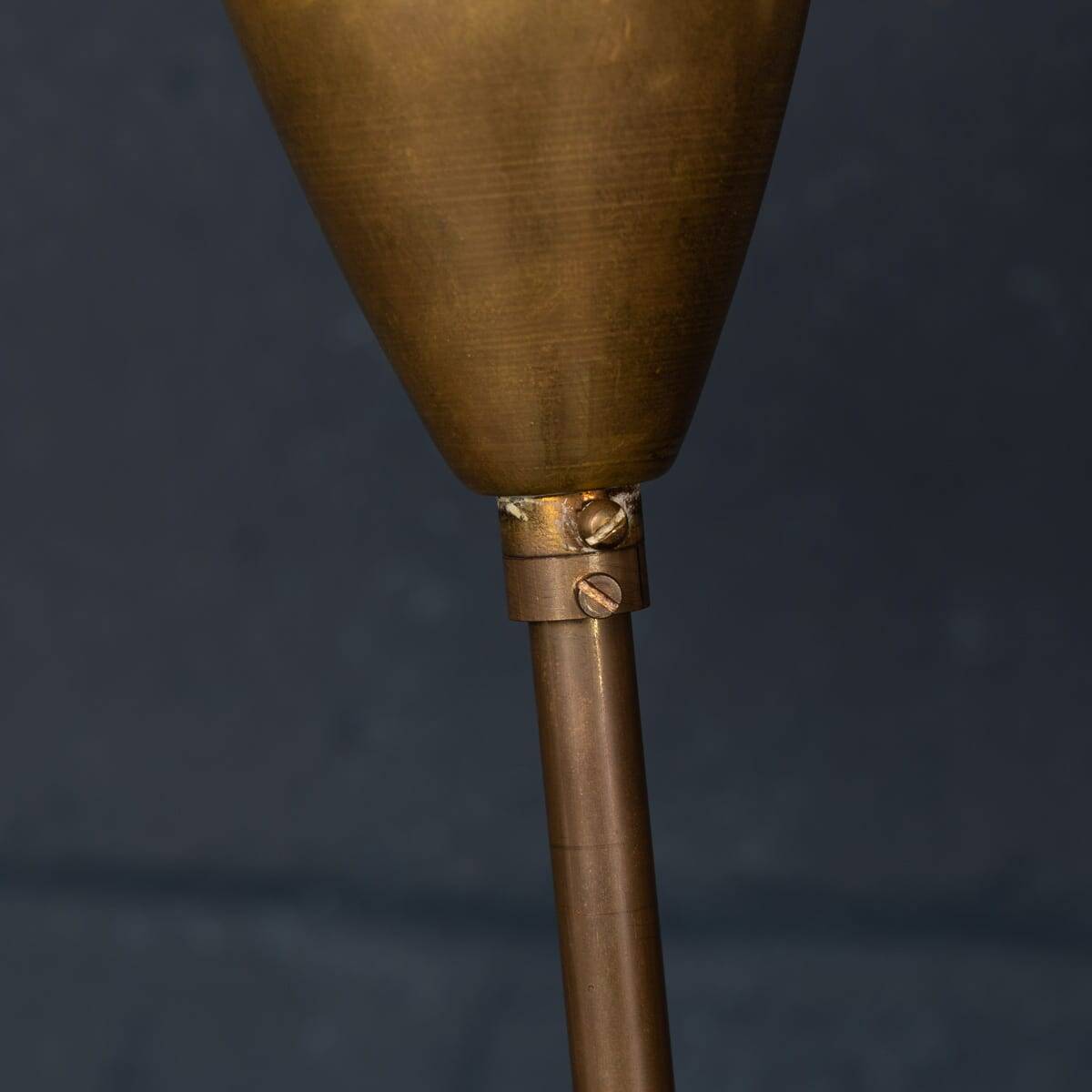 VINTAGE 20thC ITALIAN CALLA FLOOR LAMP BY ANGELO LELLI FOR ARREDOLUCE c1960
