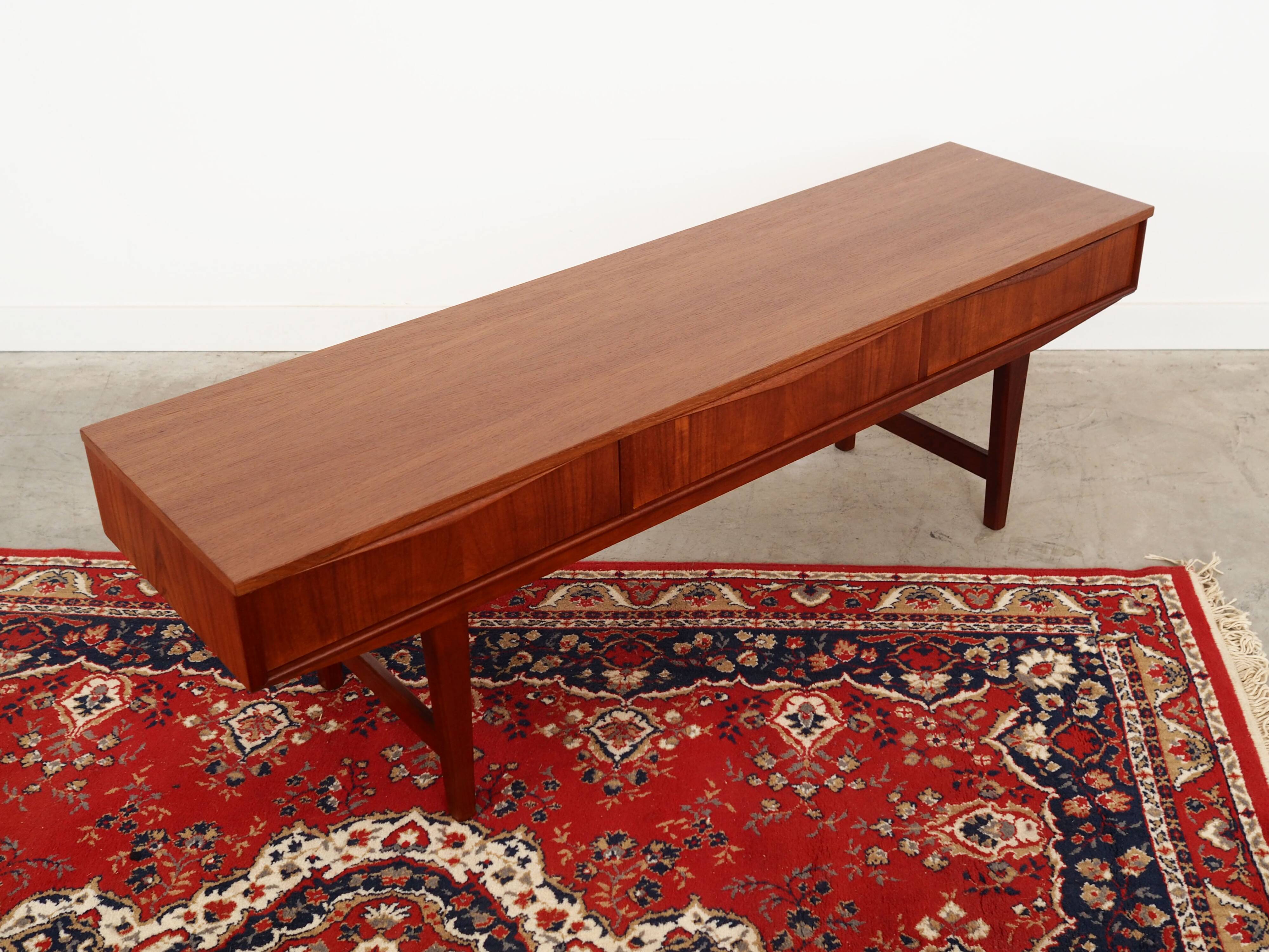 Teak lowboard, Danish design, 1970s, production: Denmark