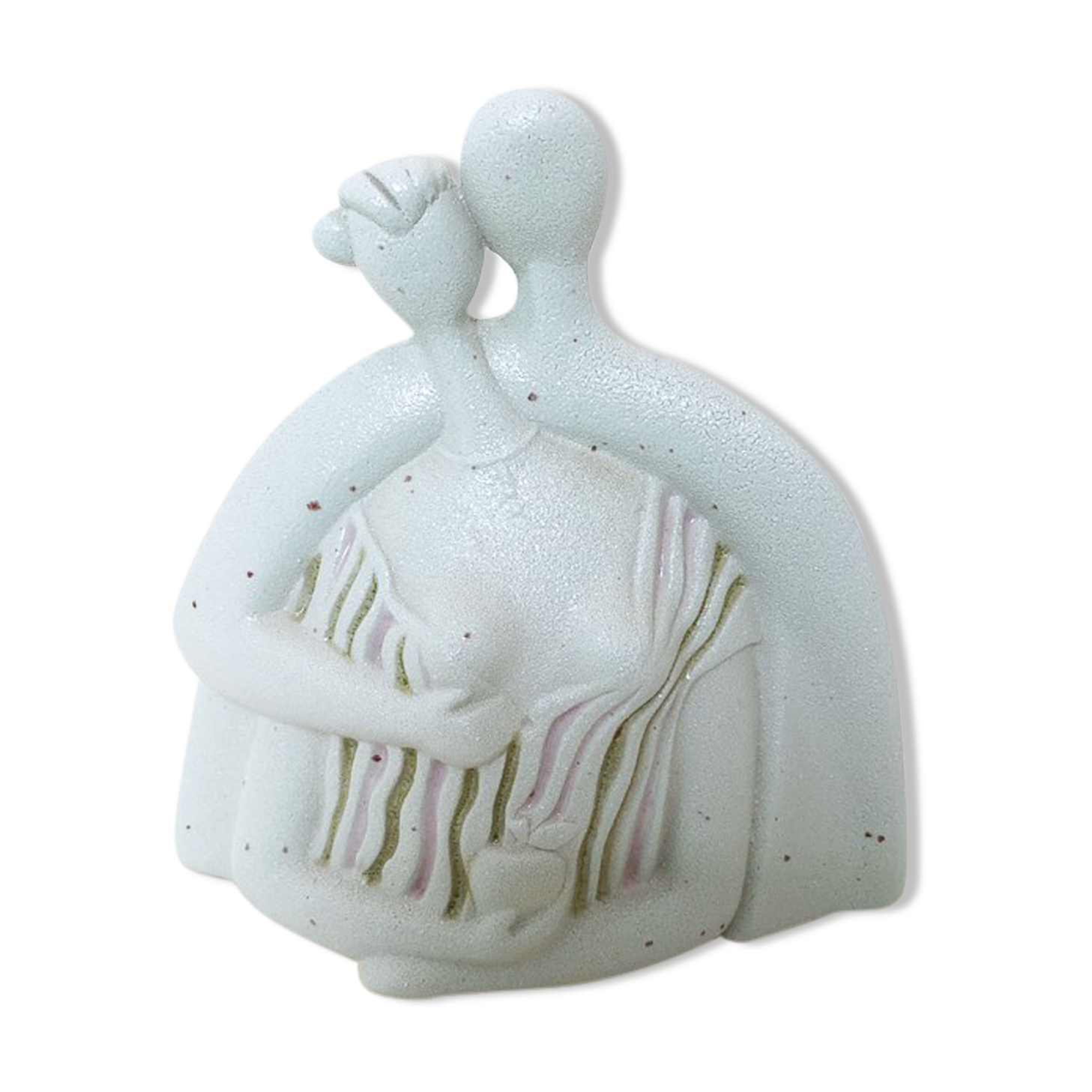 Blue couple, ceramiche chiminazzo, 1970