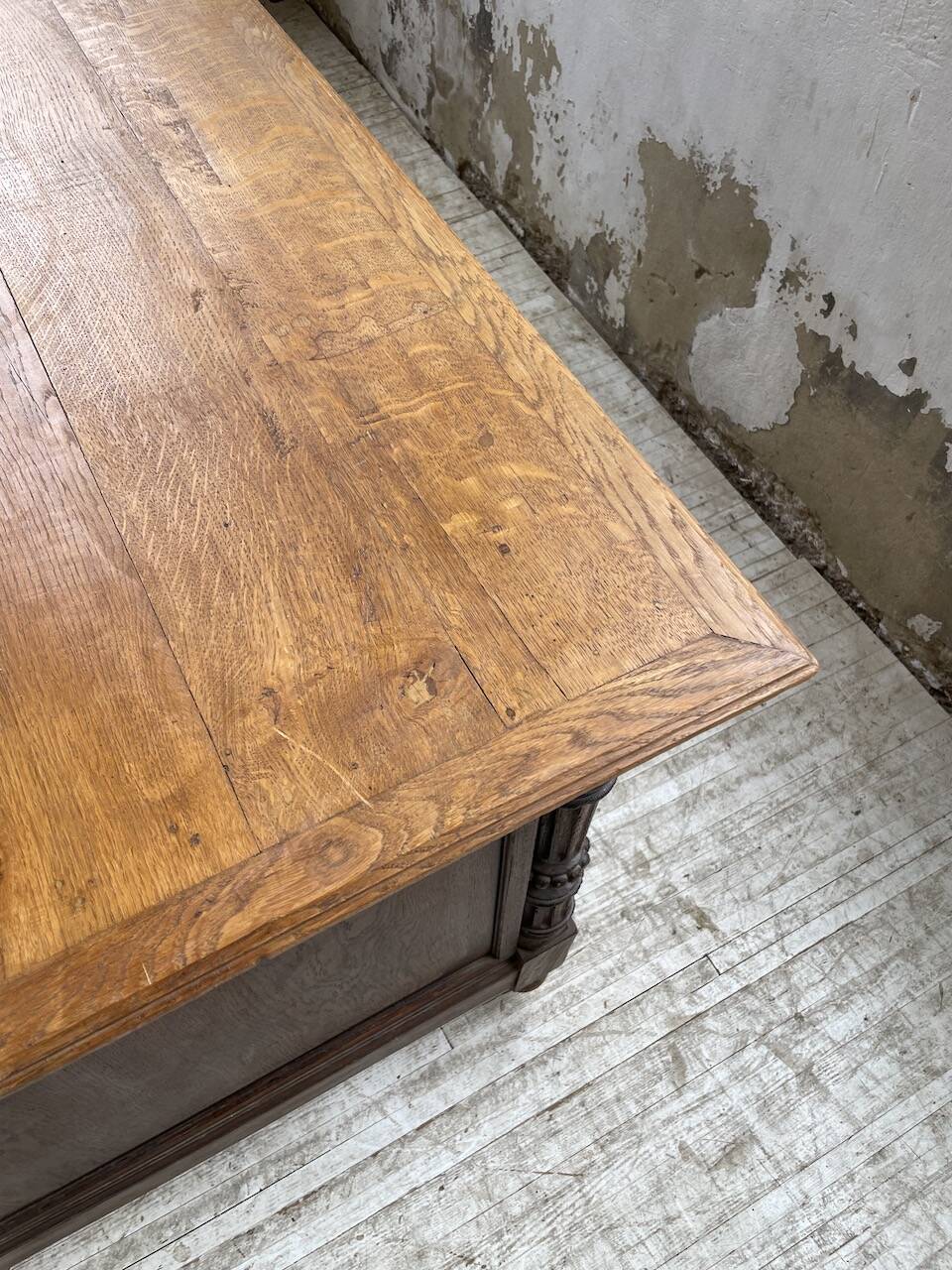 Comptoir en chêne drapier chêne 1900