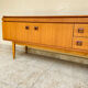 Scandinavian teak row