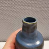 Small Danish ceramic vase in bluish colours/shades