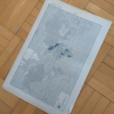 Historical map Larousse Great War French front