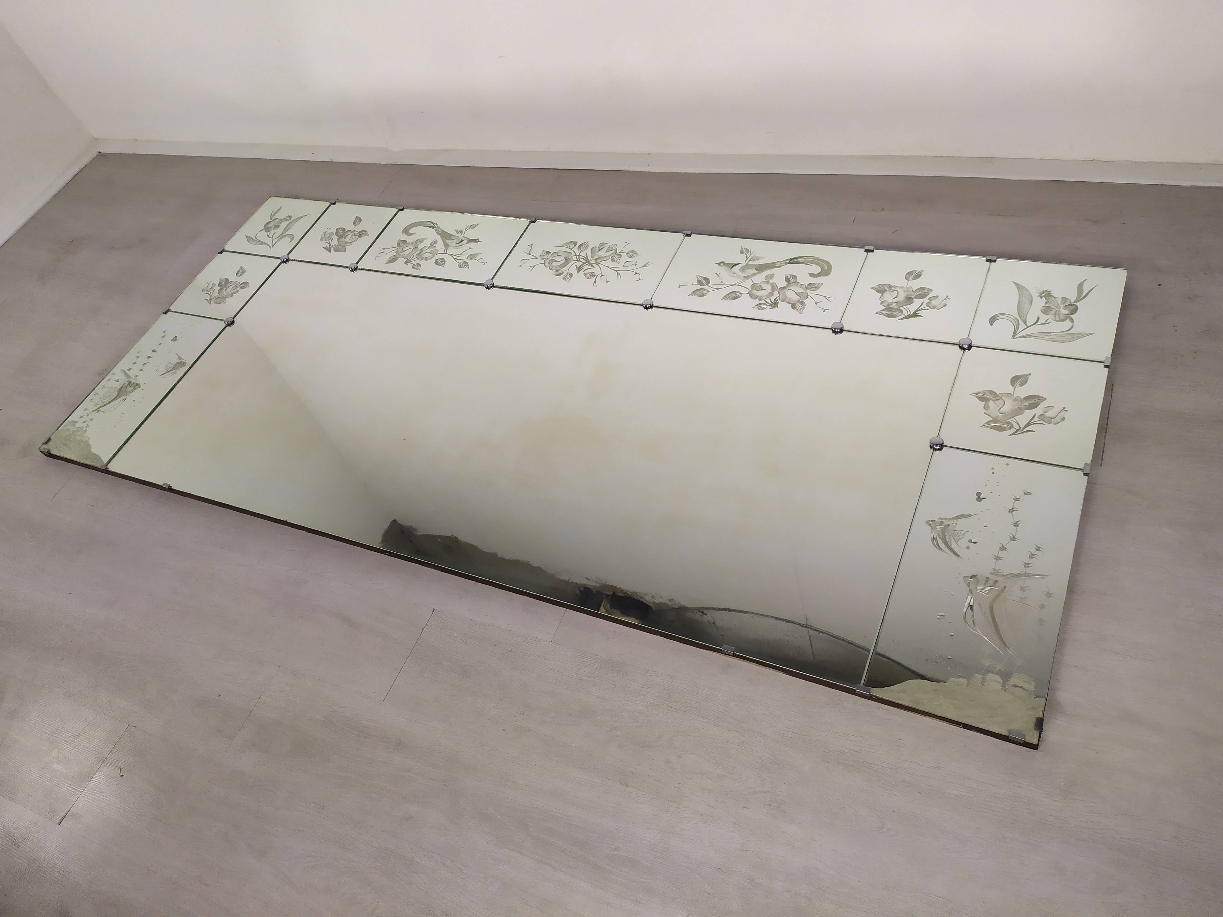 Mirror art deco 100x231cm