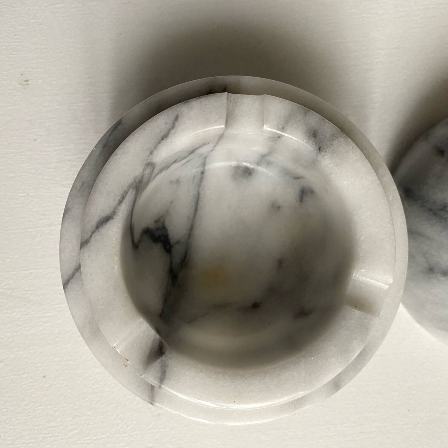 Marble ball ashtray