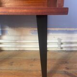 Wooden bedside table