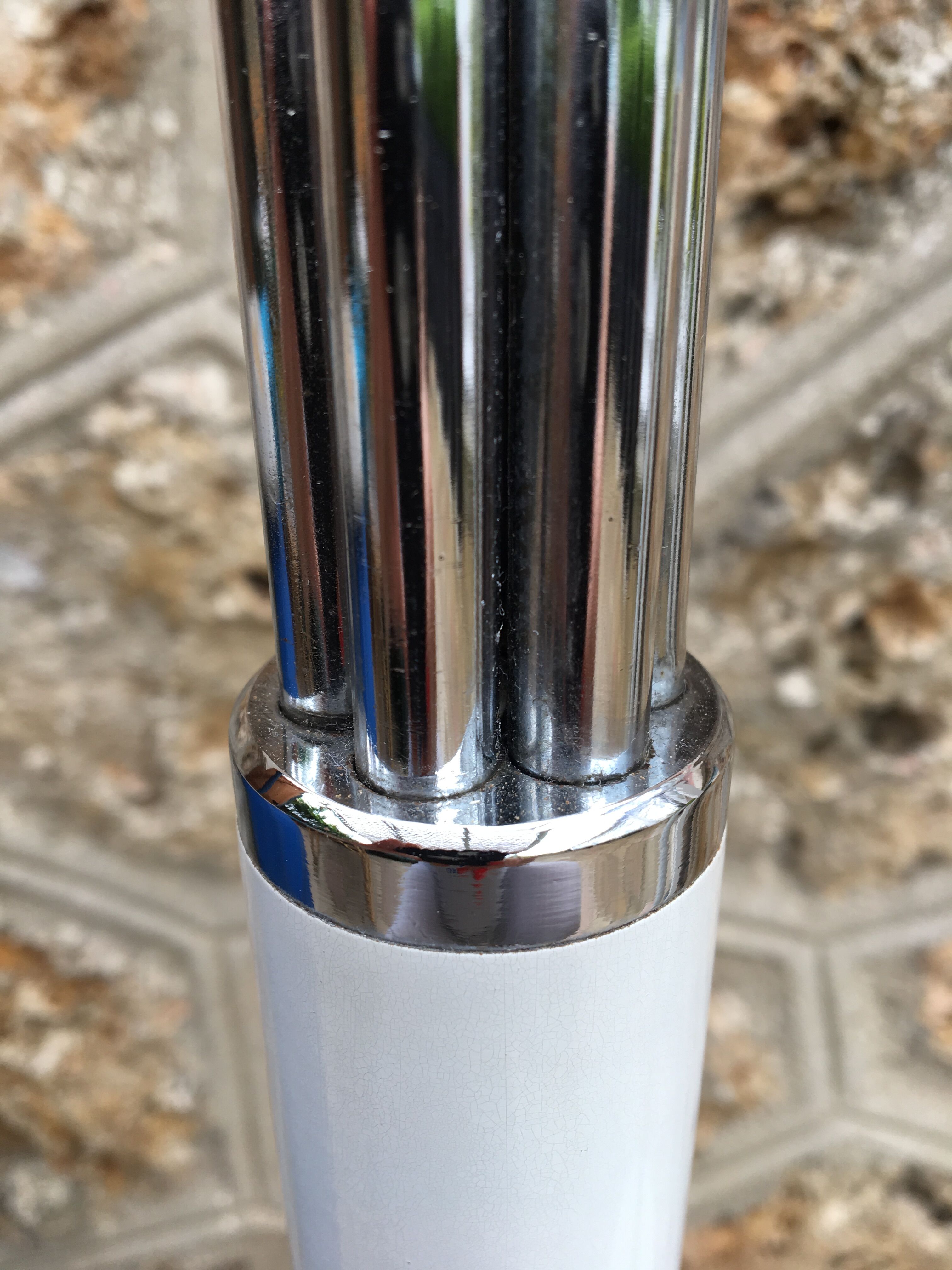 Paire de portemanteaux chrome désigner Fase