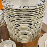 Limoges porcelain service Letang Remy, Odessa Pearl China collection.