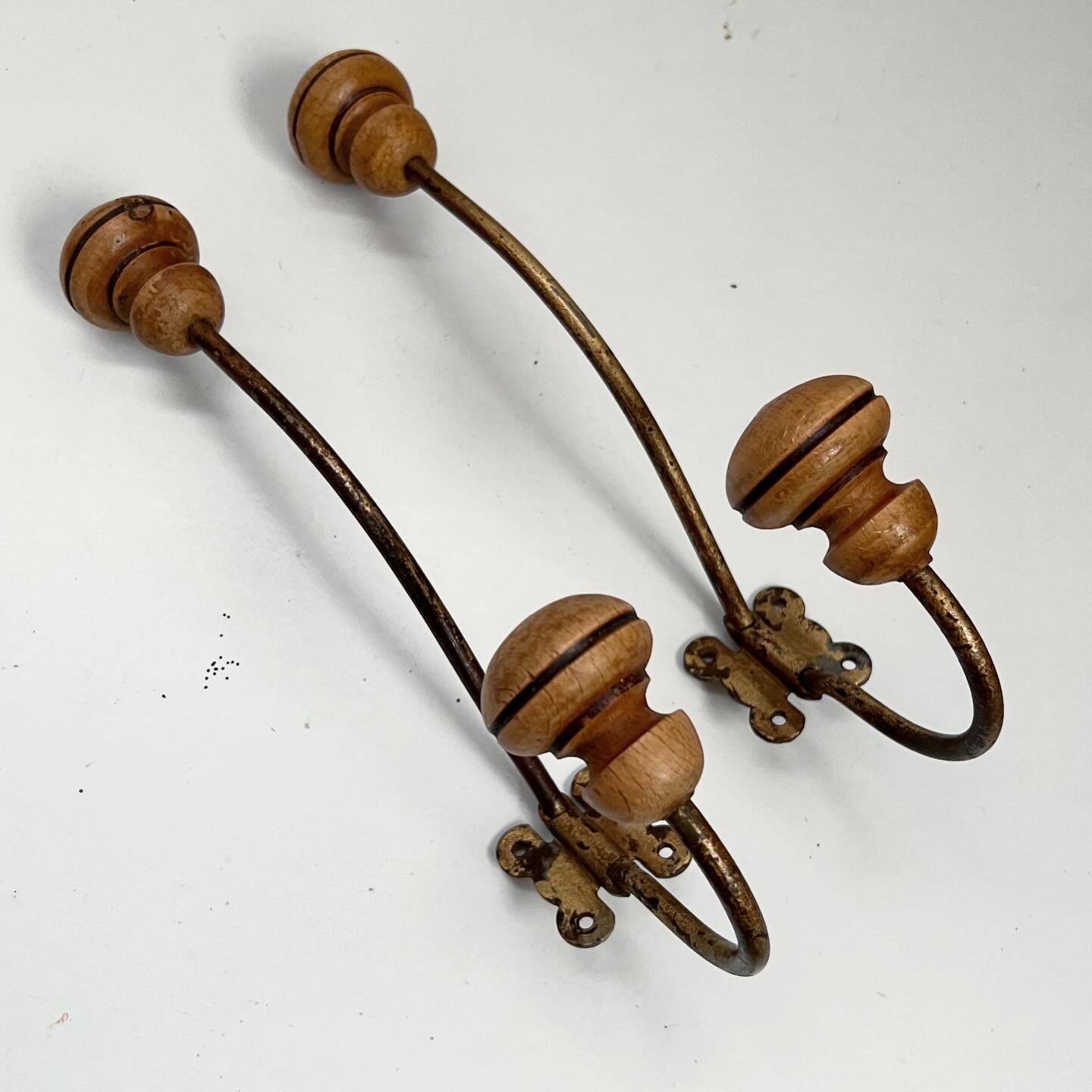 Pair of coat hooks