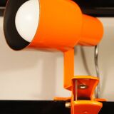 Philips orange 1970 adjustable clamp spot