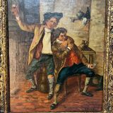 Edouard John E. Ravel is an artist born in Switzerland in 1847 and died in 1920, HST tavern scene