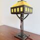 Lampe de table suédoise Arts and Crafts par Arvid Böhlmarks