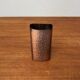 Brutalist copper vase from mid-century Mussbach, 1960s.
