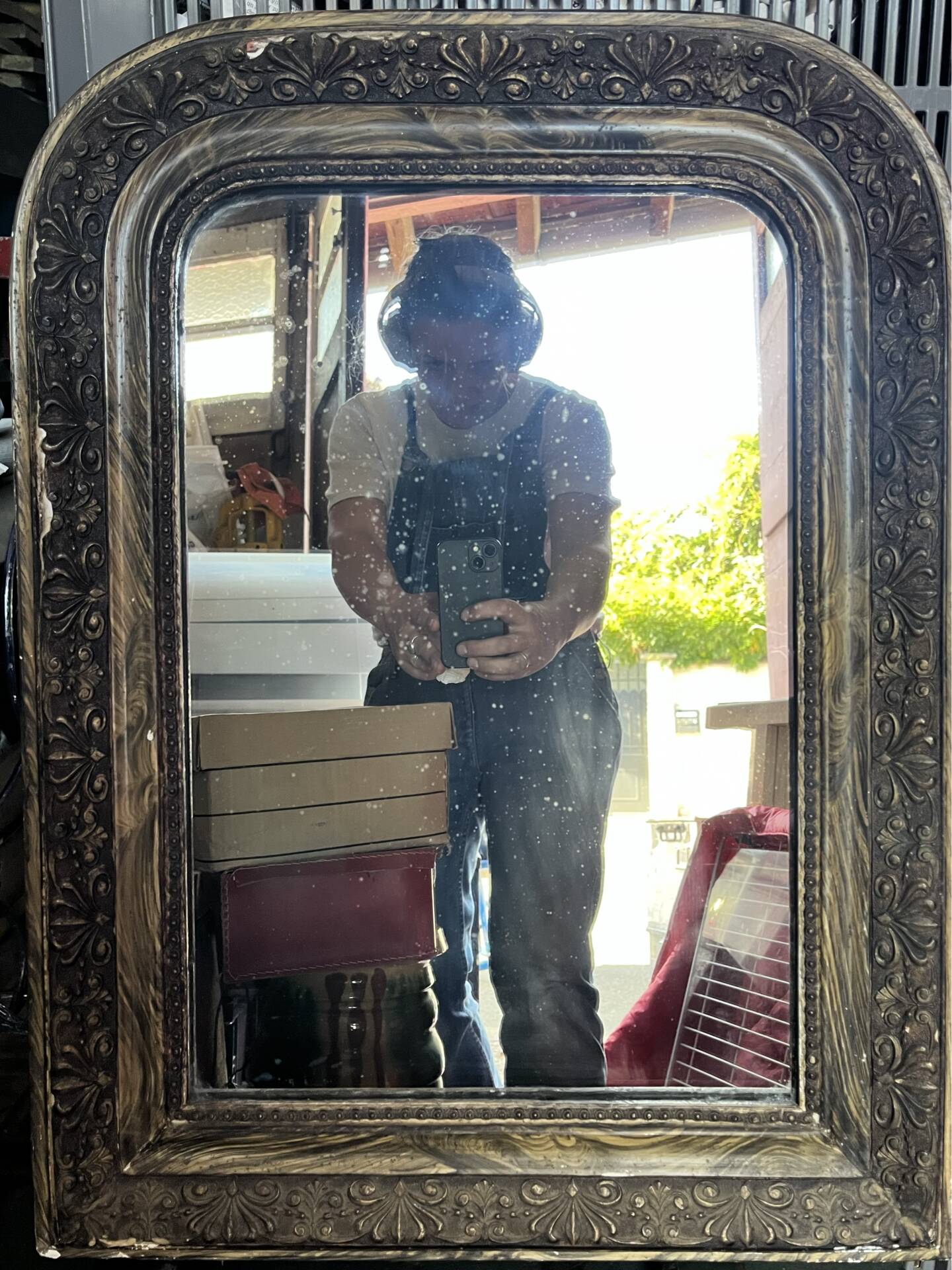 Mirror in Louis Philippe style/form