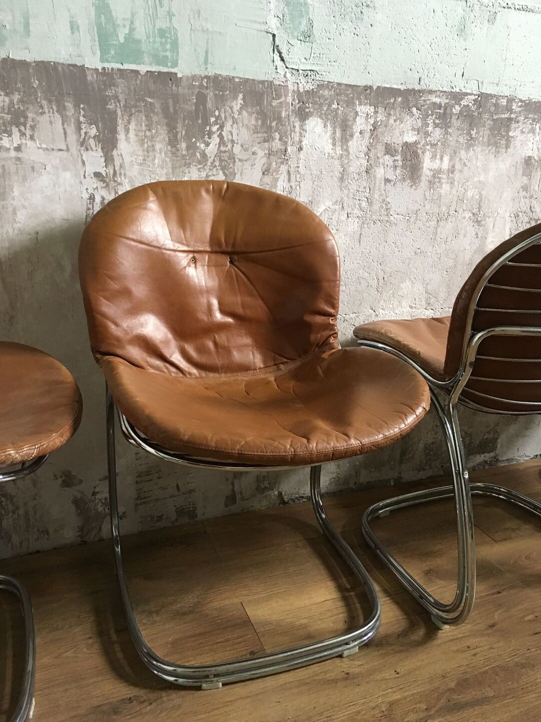 "Sabrina" chairs by Gastone Rinaldi