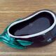 Old Vallauris aubergine ceramic vintage empty pocket bowl