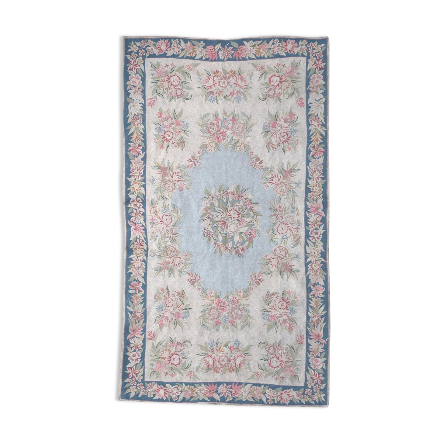 Indian rug Kashmir 1950